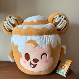 Disney Munchlings Baked Treats Cinnamon Swirl Bun Mickey Mouse - Rare Full Size!